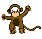 Dibujo Mono pintado por monouno