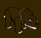 Dibujo Triceratops II pintado por memito