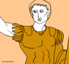 Dibujo Escultura del César pintado por carmen