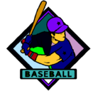 Dibujo Logo de béisbol pintado por luis