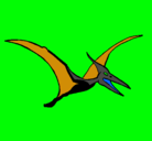 Dibujo Pterodáctilo pintado por guillermo