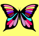 Dibujo Mariposa pintado por katherine