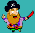 Dibujo Pirata pintado por cristobal