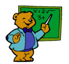 Dibujo Profesor oso pintado por claudia