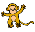 Dibujo Mono pintado por nancy