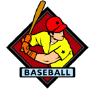 Dibujo Logo de béisbol pintado por raul