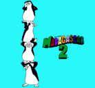 Dibujo Madagascar 2 Pingüinos pintado por danidaniel