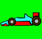 Dibujo Fórmula 1 pintado por jorge