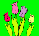 Dibujo Tulipanes pintado por NATALI