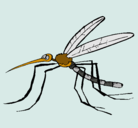 Dibujo Mosquito pintado por jime
