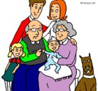 Dibujo Familia pintado por FREDDDERICK