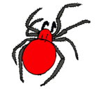 Dibujo Araña venenosa pintado por nelson