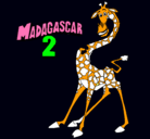 Dibujo Madagascar 2 Melman pintado por BARBARA33