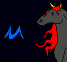 Dibujo Unicornio pintado por SP.MONSTRUITO