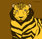 Dibujo Tigre pintado por cesarpacheco