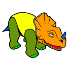 Dibujo Triceratops II pintado por mirkobrkic