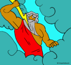 Dibujo Dios Zeus pintado por stefangio