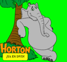 Dibujo Horton pintado por twenty