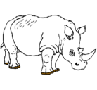 Dibujo Rinoceronte pintado por marcomari