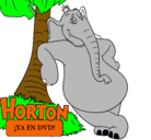 Dibujo Horton pintado por diego