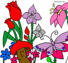 Dibujo Fauna y flora pintado por hnbm