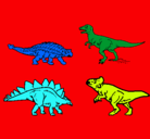 Dibujo Dinosaurios de tierra pintado por marcus
