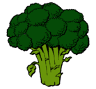 Dibujo Brócoli pintado por mayte