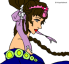 Dibujo Princesa china pintado por tahisha