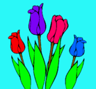 Dibujo Tulipanes pintado por anonima1998