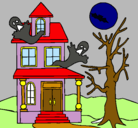 Dibujo Casa fantansma pintado por dana508