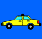 Dibujo Taxi pintado por matias