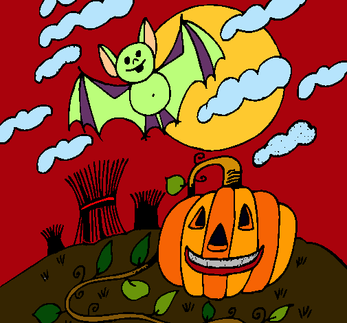 Paisaje de Halloween