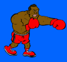 Dibujo Boxeador pintado por carlosandres
