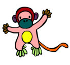 Dibujo Mono pintado por DIEGOESTEBAN