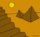 Dibujo Pirámides pintado por Alejandro