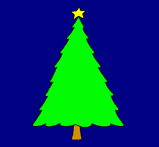 Árbol con estrella