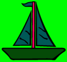 Dibujo Barco velero pintado por sandro