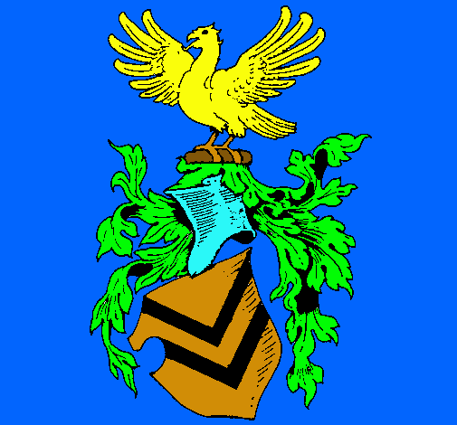 Escudo de armas y aguila 