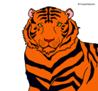 Dibujo Tigre pintado por vanitha