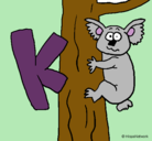Dibujo Koala pintado por kity.ch