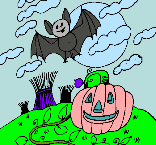 Paisaje de Halloween