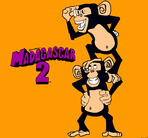 Madagascar 2 Manson y Phil