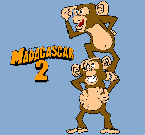 Madagascar 2 Manson y Phil