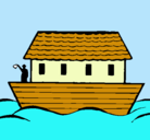 Dibujo Arca de Noe pintado por melanie