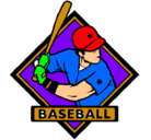 Dibujo Logo de béisbol pintado por yailin