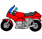Dibujo Motocicleta pintado por renzo