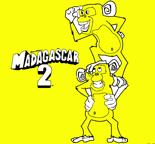 Madagascar 2 Manson y Phil