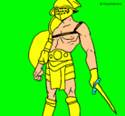 Dibujo Gladiador pintado por Edgar