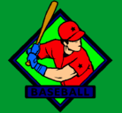 Dibujo Logo de béisbol pintado por alexia