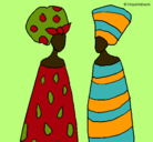 Dibujo Mujeres del Congo pintado por Teresaa